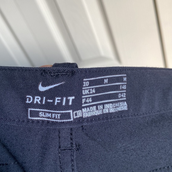 NIKE DRI FIT Slim Fit Black Pants Size M - Picture 5 of 11